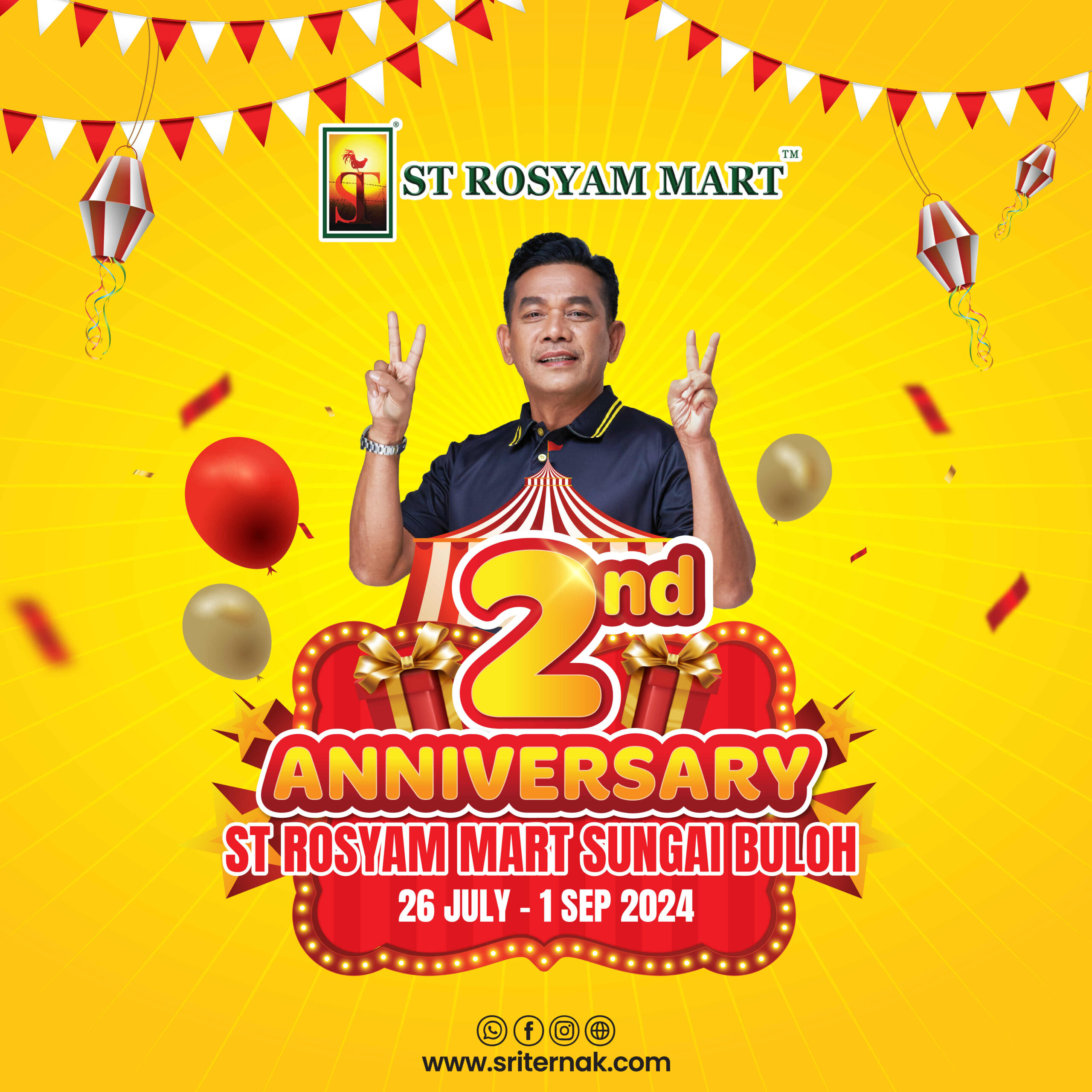 ST Rosyam Mart Sg Buloh 2nd Anniversary - Sri Ternak Group